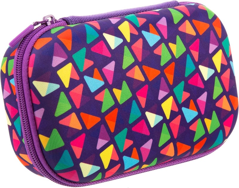 Zipit Purple Pencil Box for Girls | Pencil Case for School | Organizer Pencil Bag | Large Capacity Pencil Pouch - Image 1